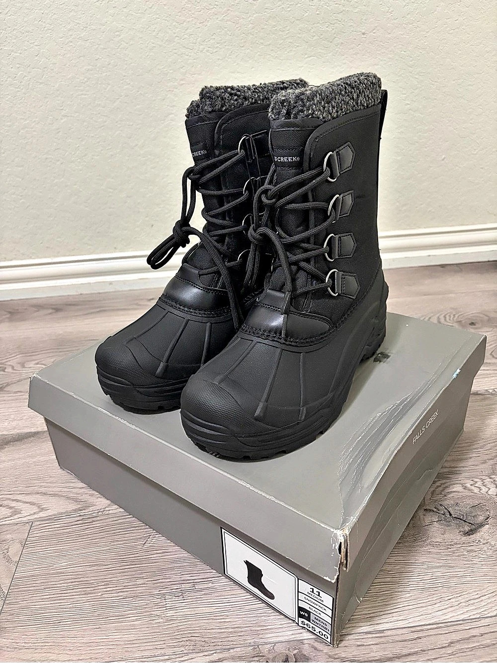 Falls Creek Snowpack Snow Boot Black US 11